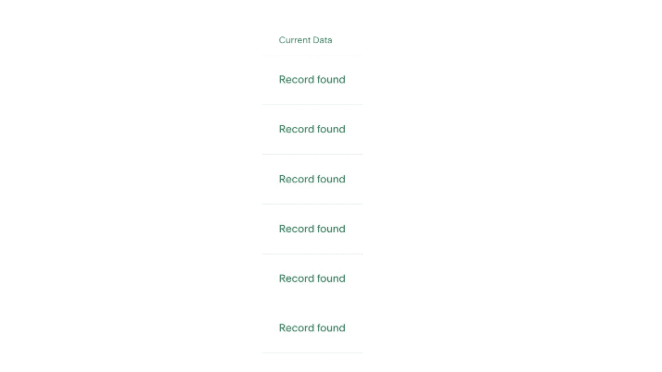 Record found squarespace