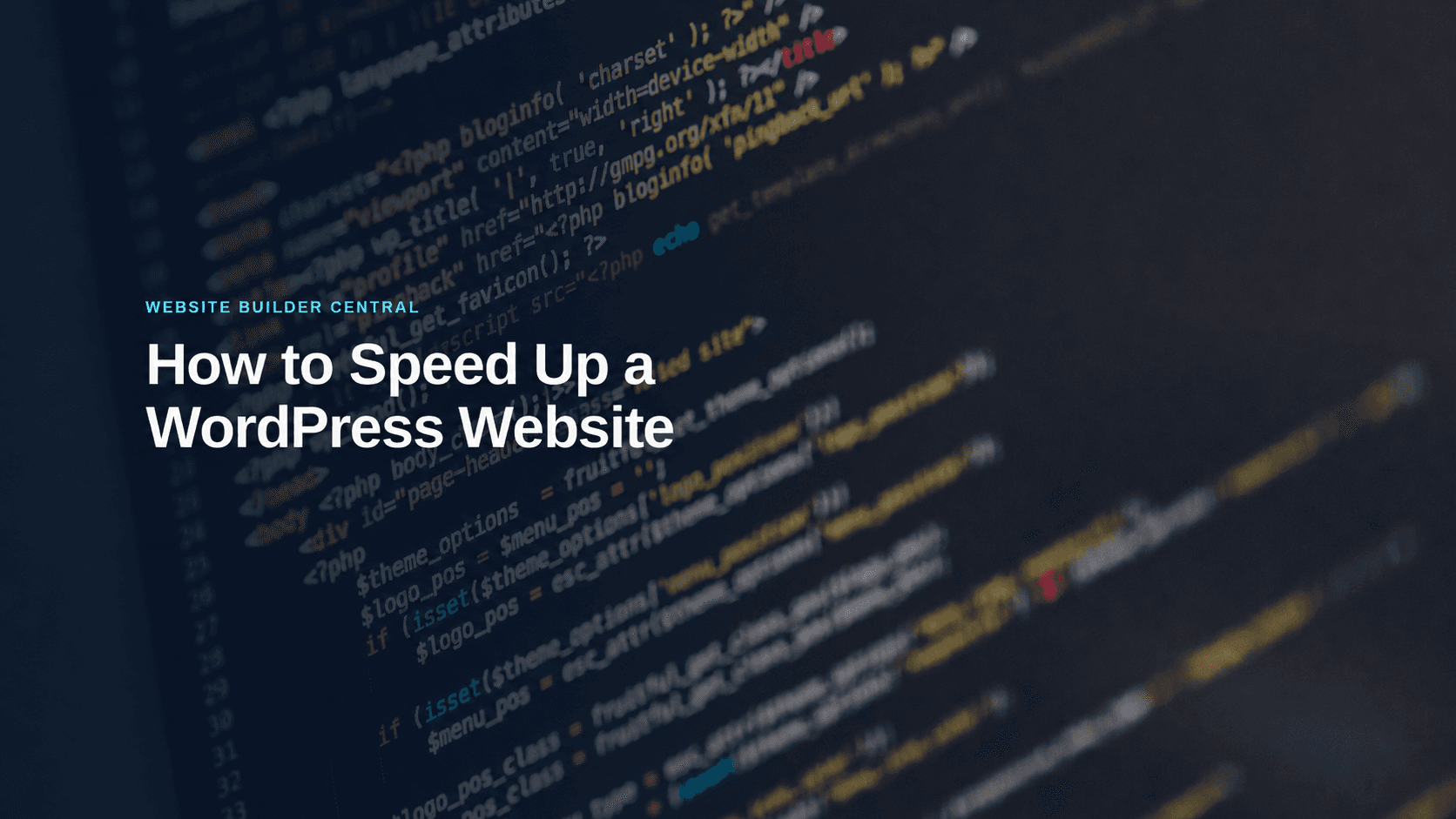How to Speed Up a WordPress Website